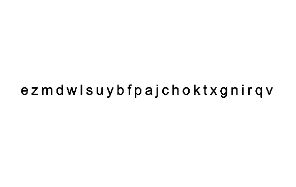 alphabet