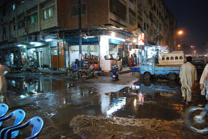 saddar at night - photo brad butler